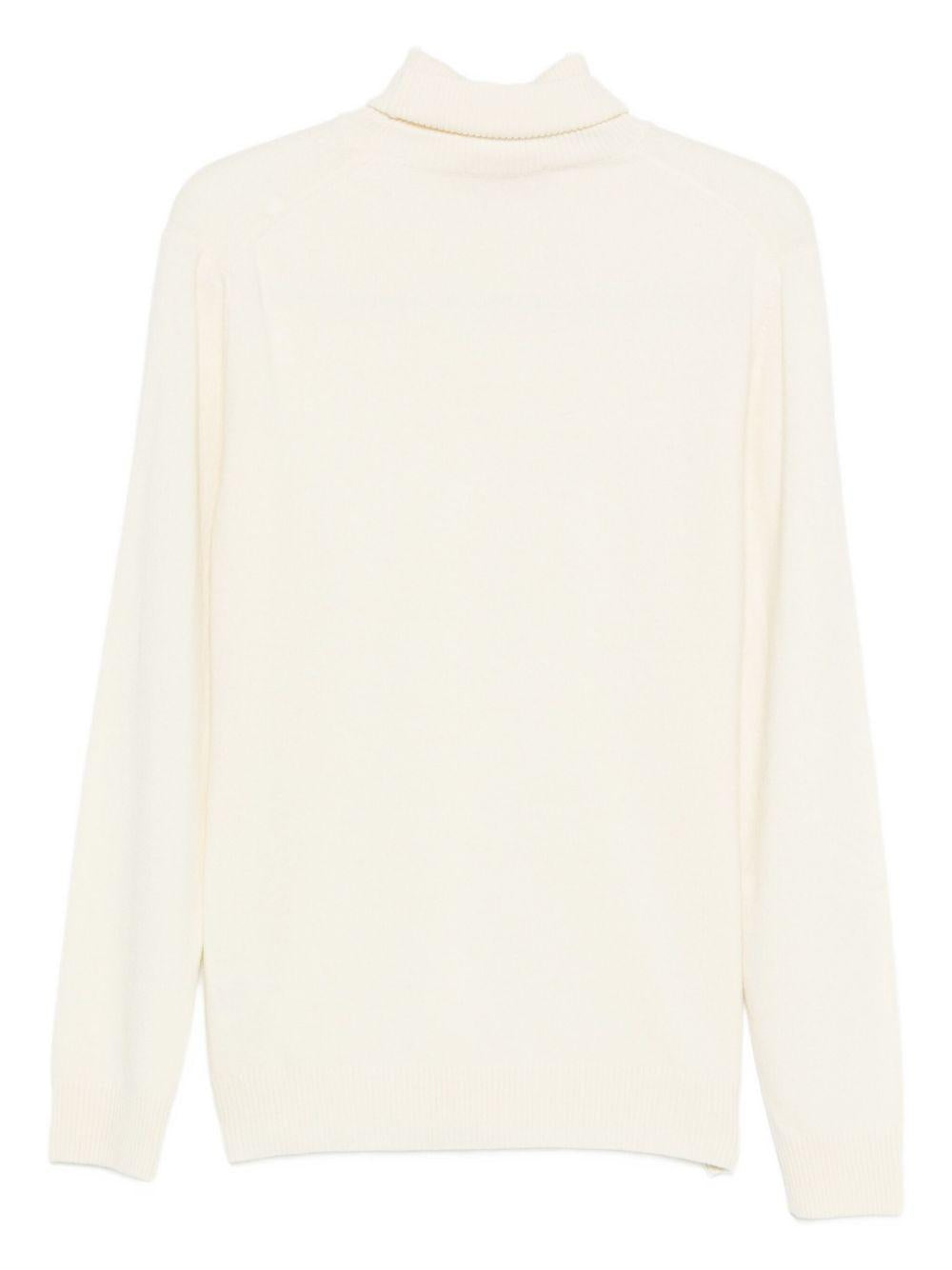 DANIELE FIESOLI Maglia a collo alto color panna 