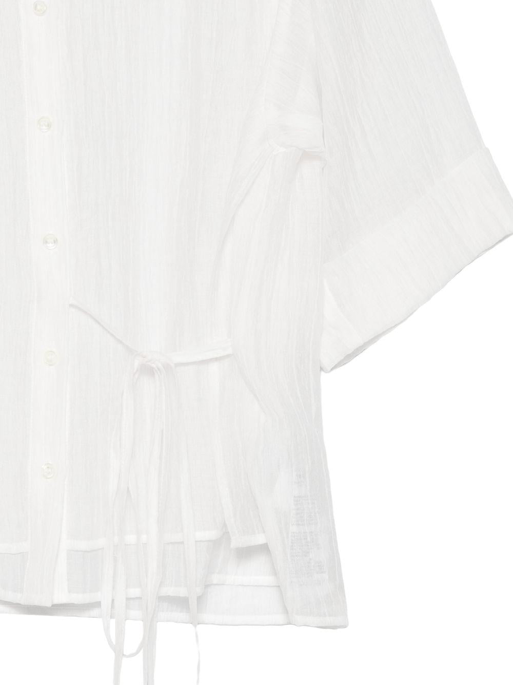 SEVENTY Camicia semitrasparente bianca 