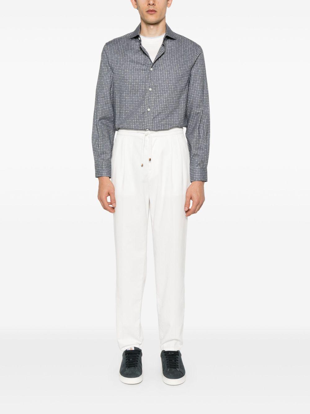 BRUNELLO CUCINELLI T-shirt girocollo in cotone bianco 