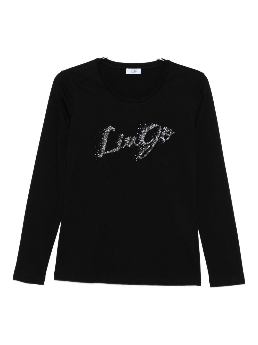 LIUJO T-shirt a maniche lunghe con logo 