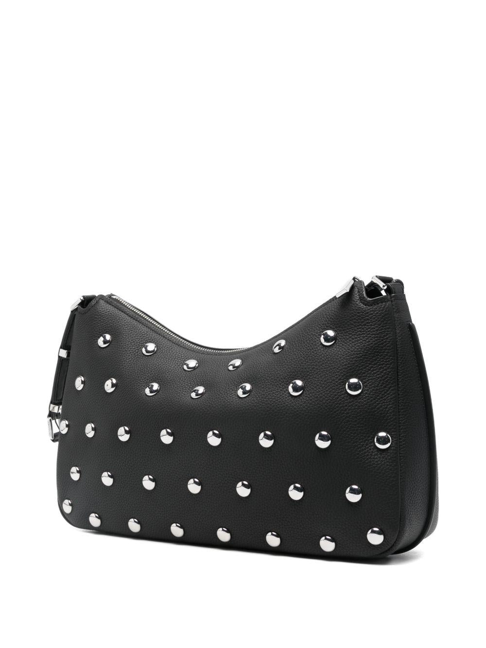 MICHAEL KORS Borsa a spalla nera con borchie 
