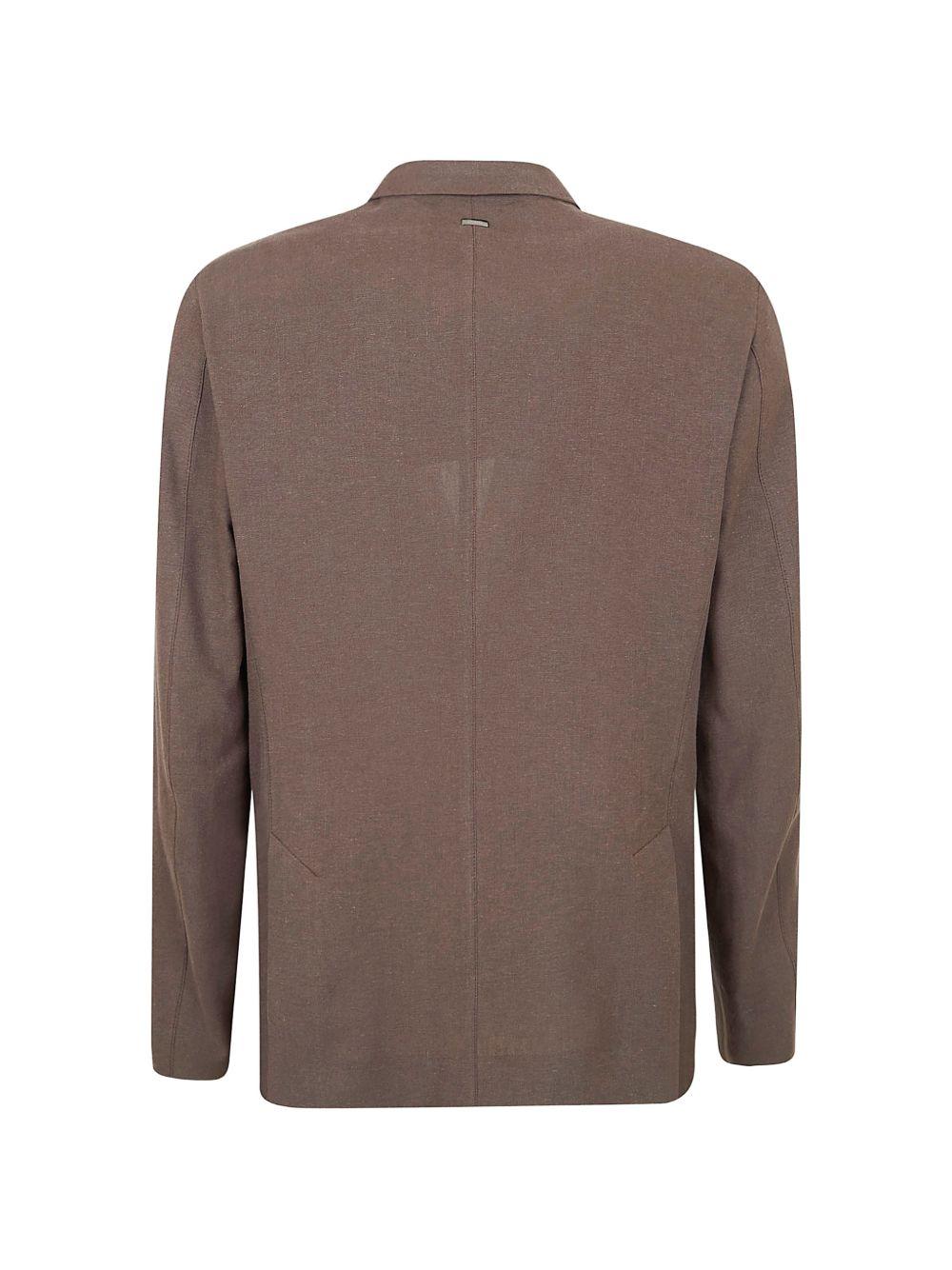 HERNO Blazer monopetto marrone 