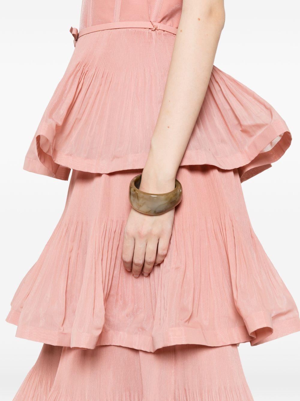 ZIMMERMANN Abito elegante rosa con ruches 