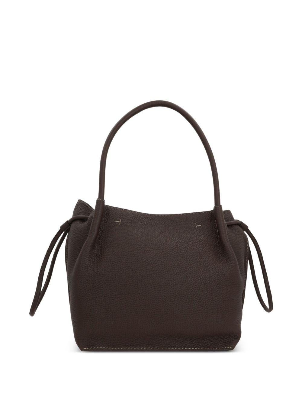 TODS Borsa in pelle color marrone cioccolato 