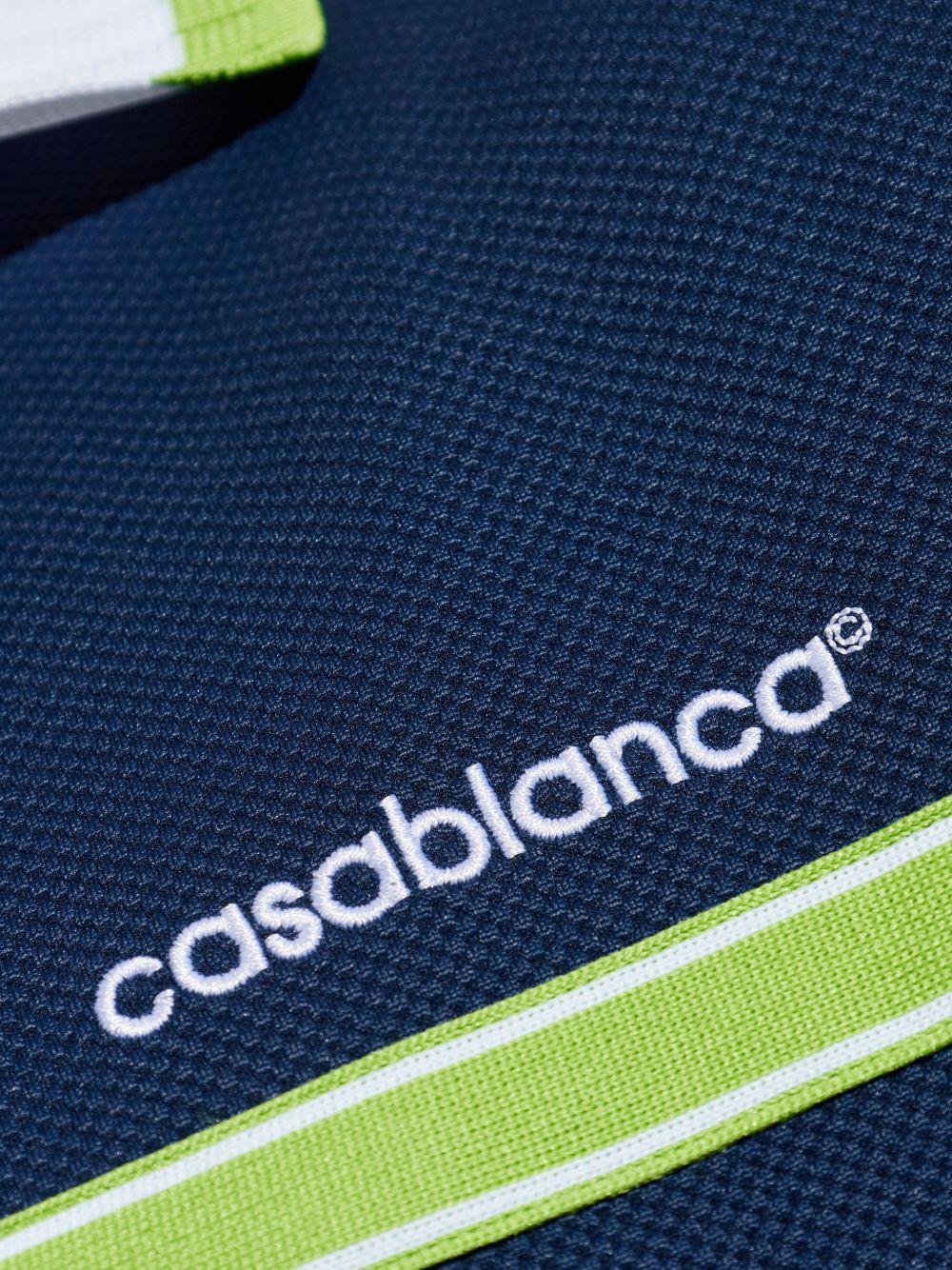 CASABLANCA Felpa con zip blu 