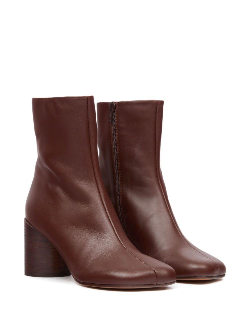 MM6 MAISON MARGIELA Stivaletti 'Anatomic 70mm' marroni 