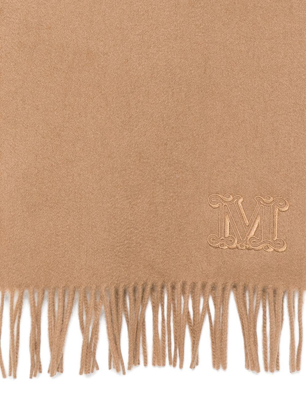 MAX MARA Sciarpa Dalia color cammello in lana e cashmere 