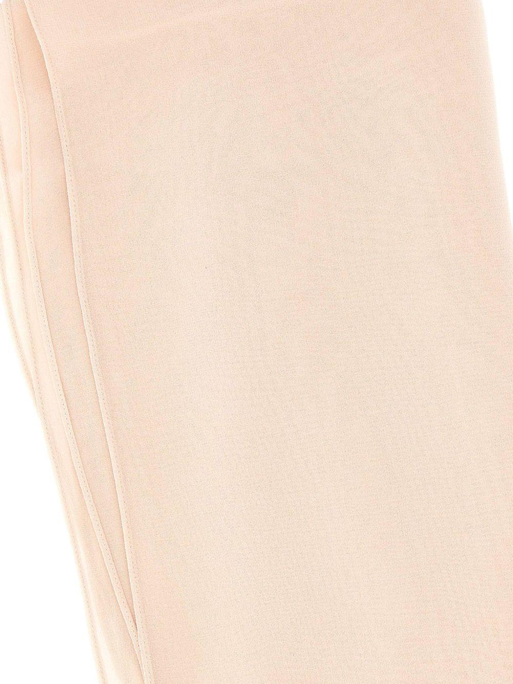 MAX MARA Sciarpa leggera in seta rosa cipria 
