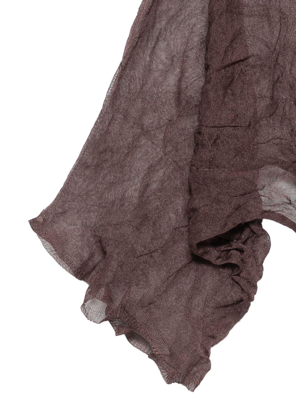 ANTONELLI Maglia Arnica semitrasparente marrone<BR/> 