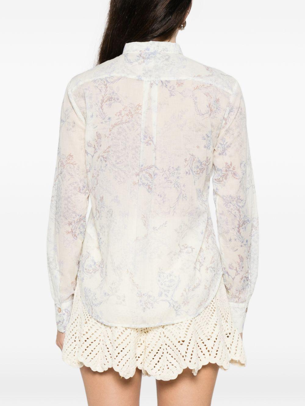 FORTE FORTE Camicia in cotone fantasia 
