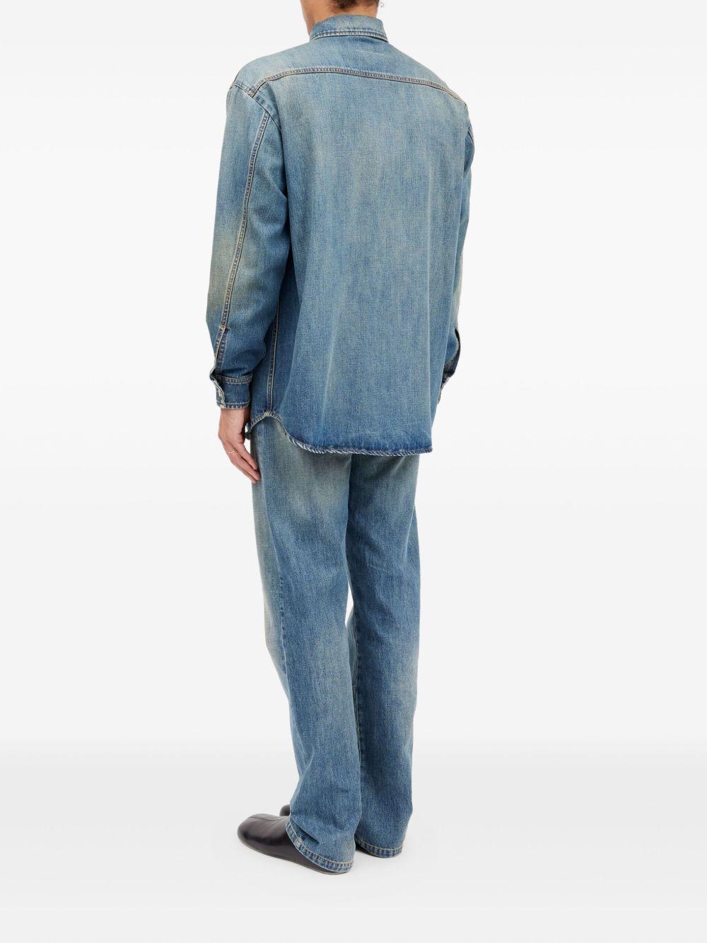 MM6 MAISON MARGIELA Camicia in denim con tasca 