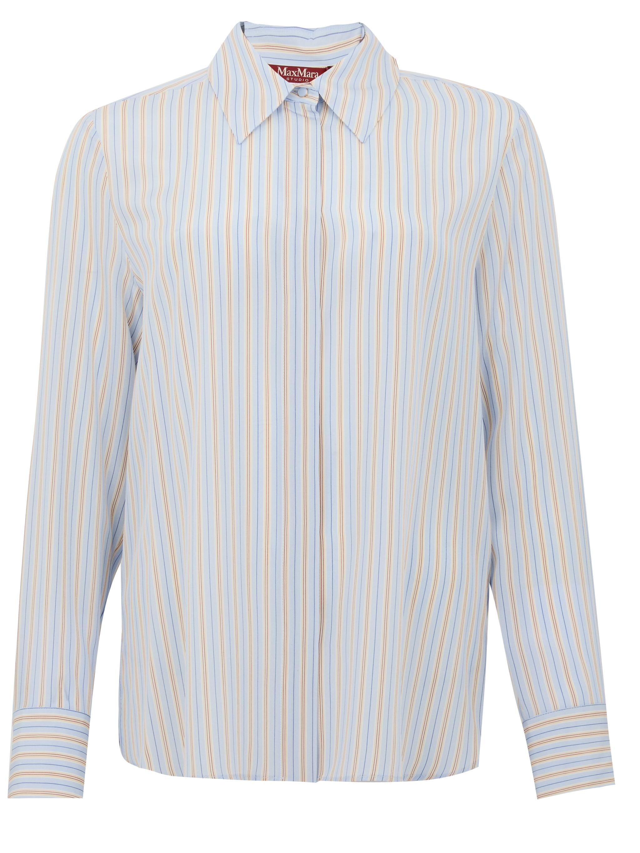 MAX MARA STUDIO Camicia Flirt a righe celeste 