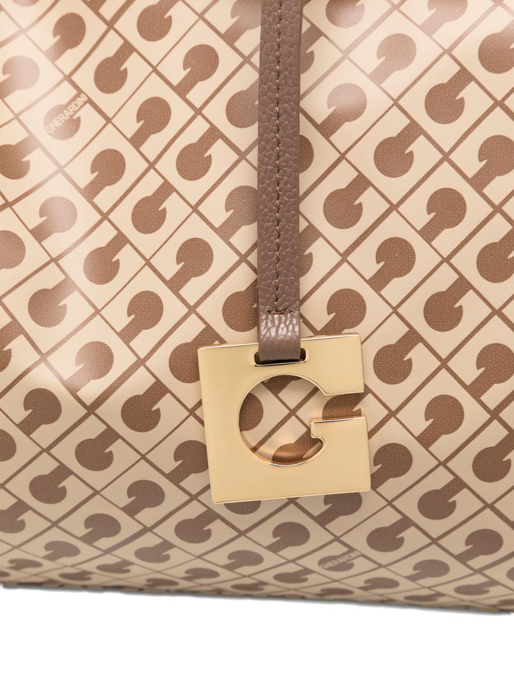 GHERARDINI Borsa a spalla Softy marrone 