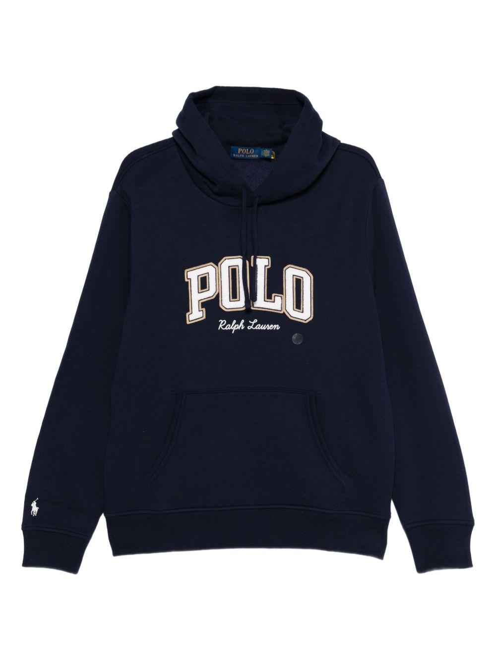 POLO RALPH LAUREN Felpa con cappuccio e stampa 