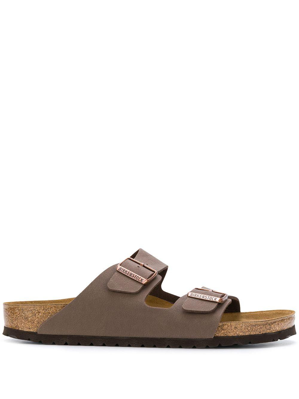 BIRKENSTOCK Ciabatte 'Arizona' in pelle marrone 