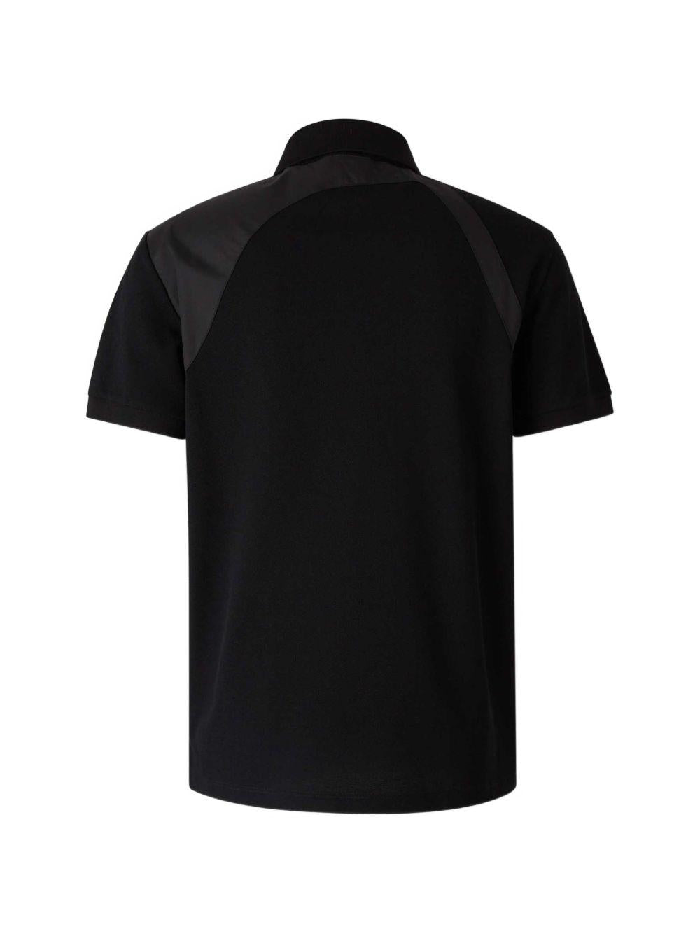 ALEXANDER McQUEEN Polo in cotone nero 