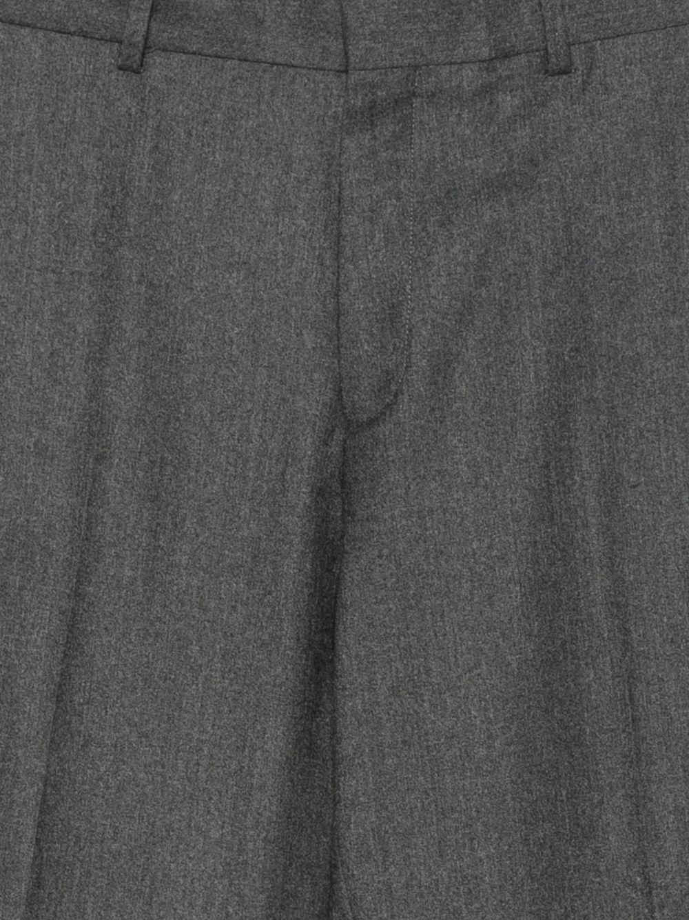 PAUL SMITH Pantalone elegante in lana e cashmere grigio 