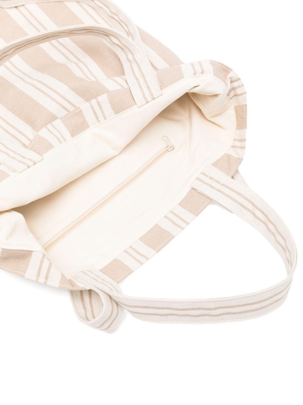 MC2 SAINT BARTH Borsa tote Essential Beach in cotone a righe 