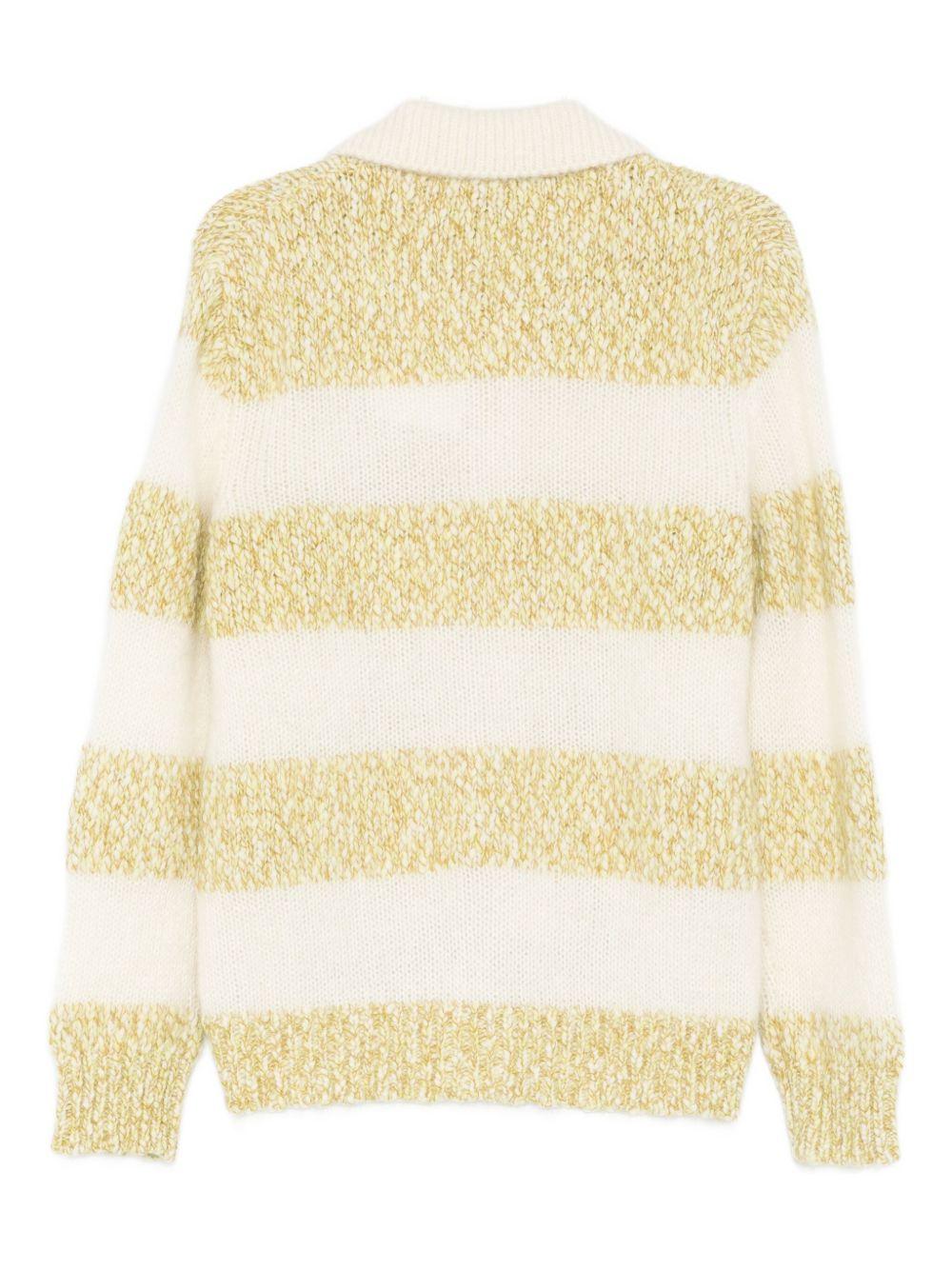 AMARANTO Cardigan in stile polo 