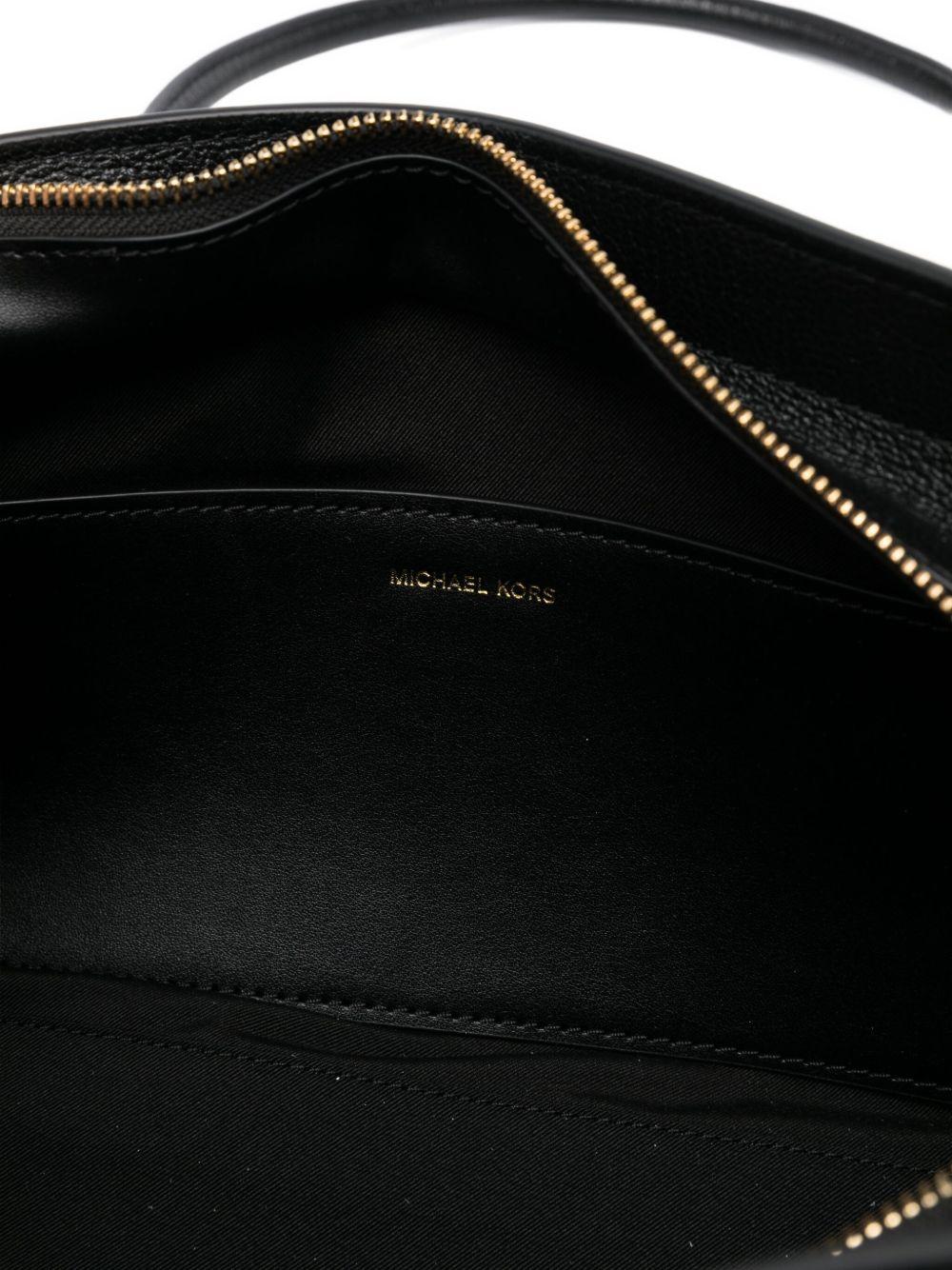 MICHAEL KORS Borsa a mano Hamilton in pelle nera 