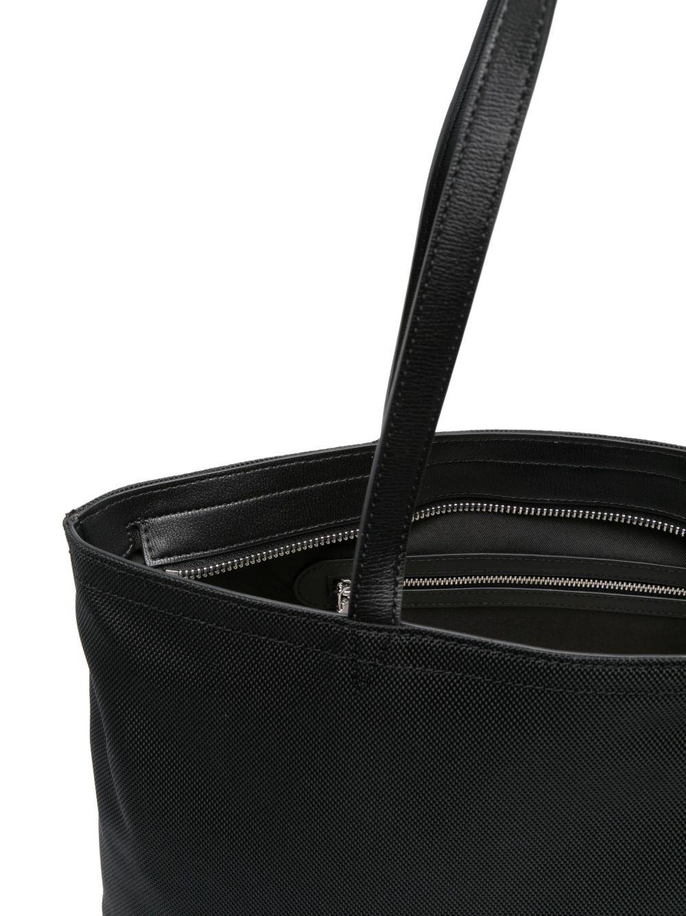 LOVE MOSCHINO Borsa shopper nera con logo 