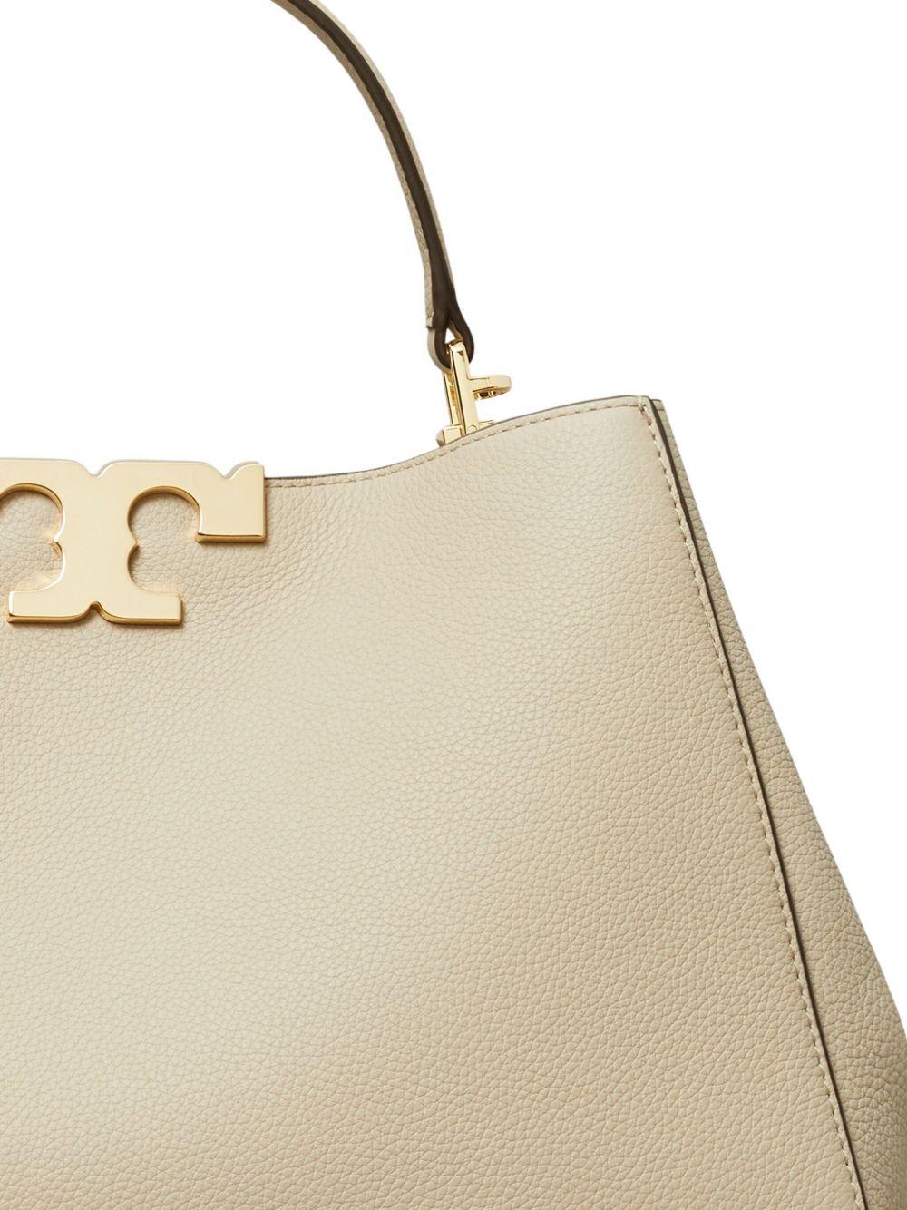 TORY BURCH Borsa bauletto Eleanor in pelle martellata con doppia T iconica 