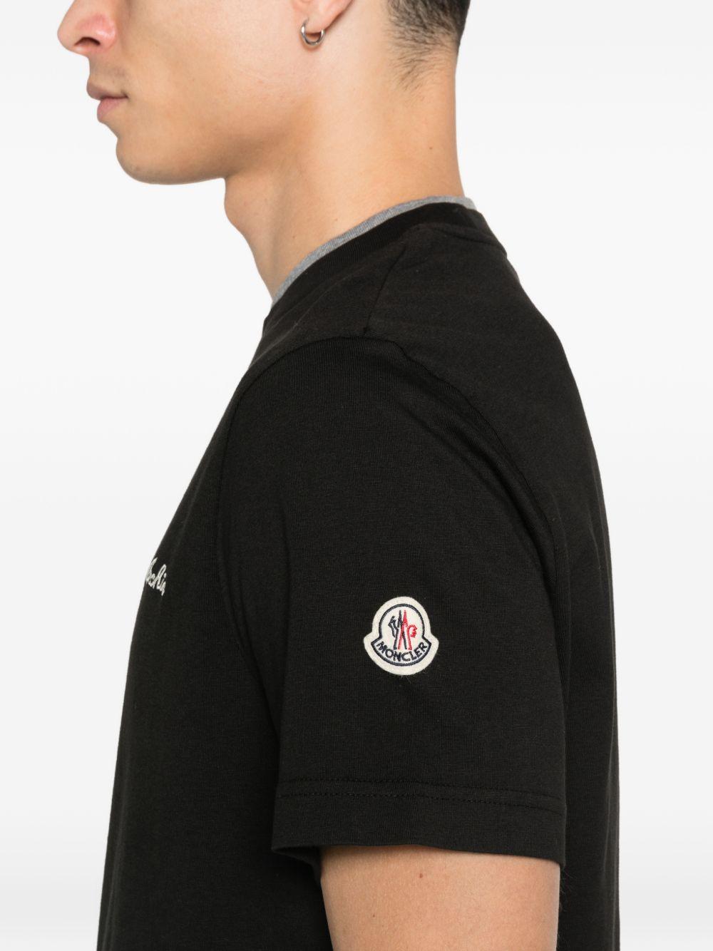 MONCLER T-shirt in cotone con logo 