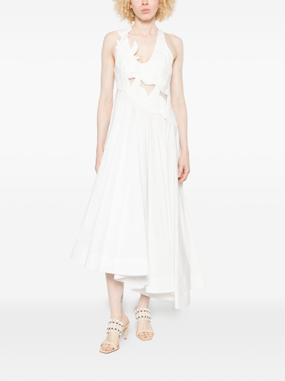 ZIMMERMANN Abito bianco con dettagli cut-out 