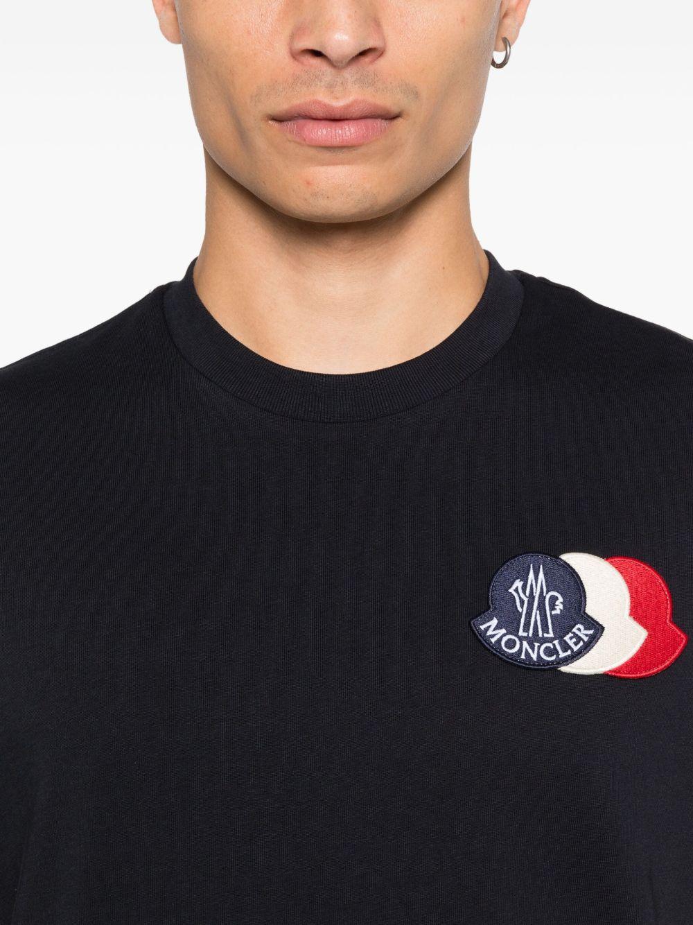 MONCLER T-shirt girocollo con logo 