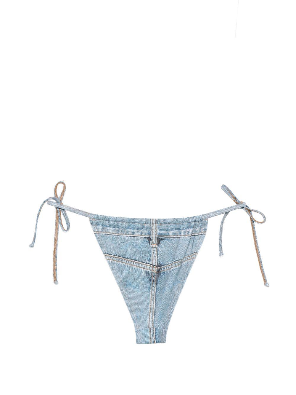 DIESEL Slip con stampa denim 