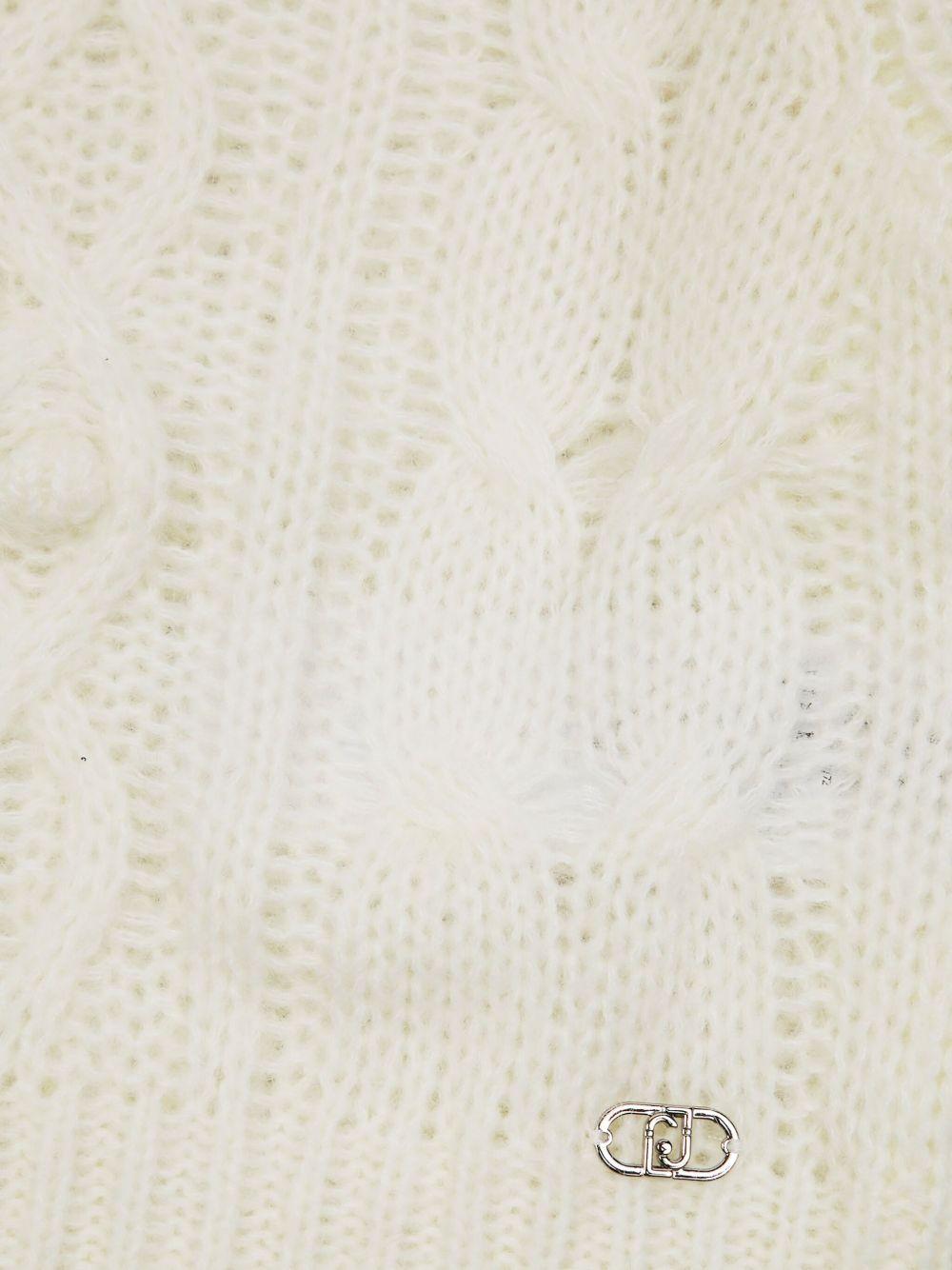 LIUJO Maglia girocollo a trecce 