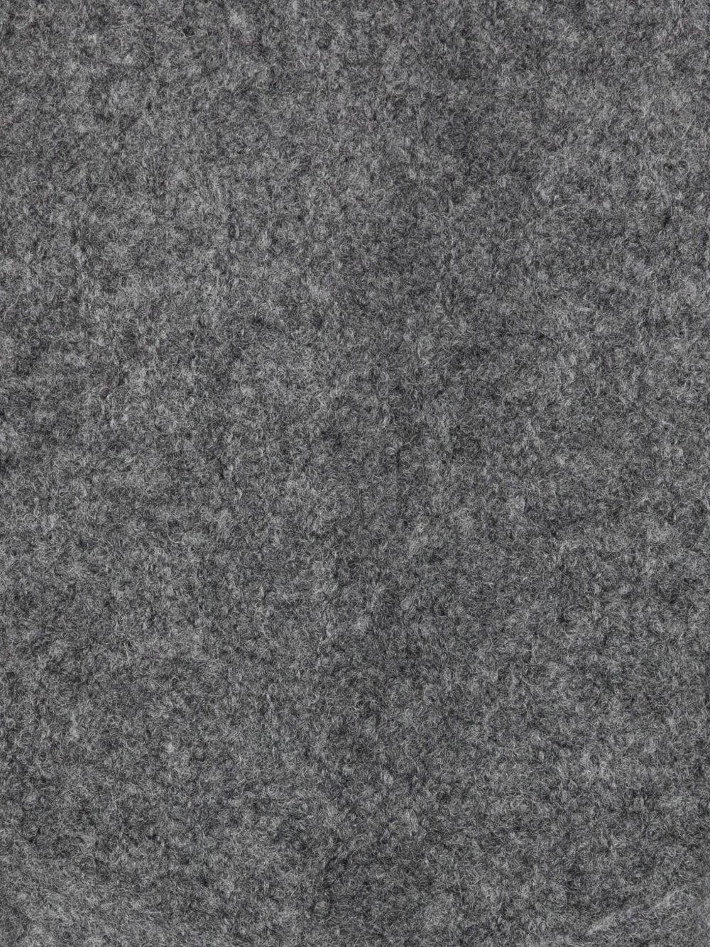 YERSE Sciarpa Manus in lana grigia 