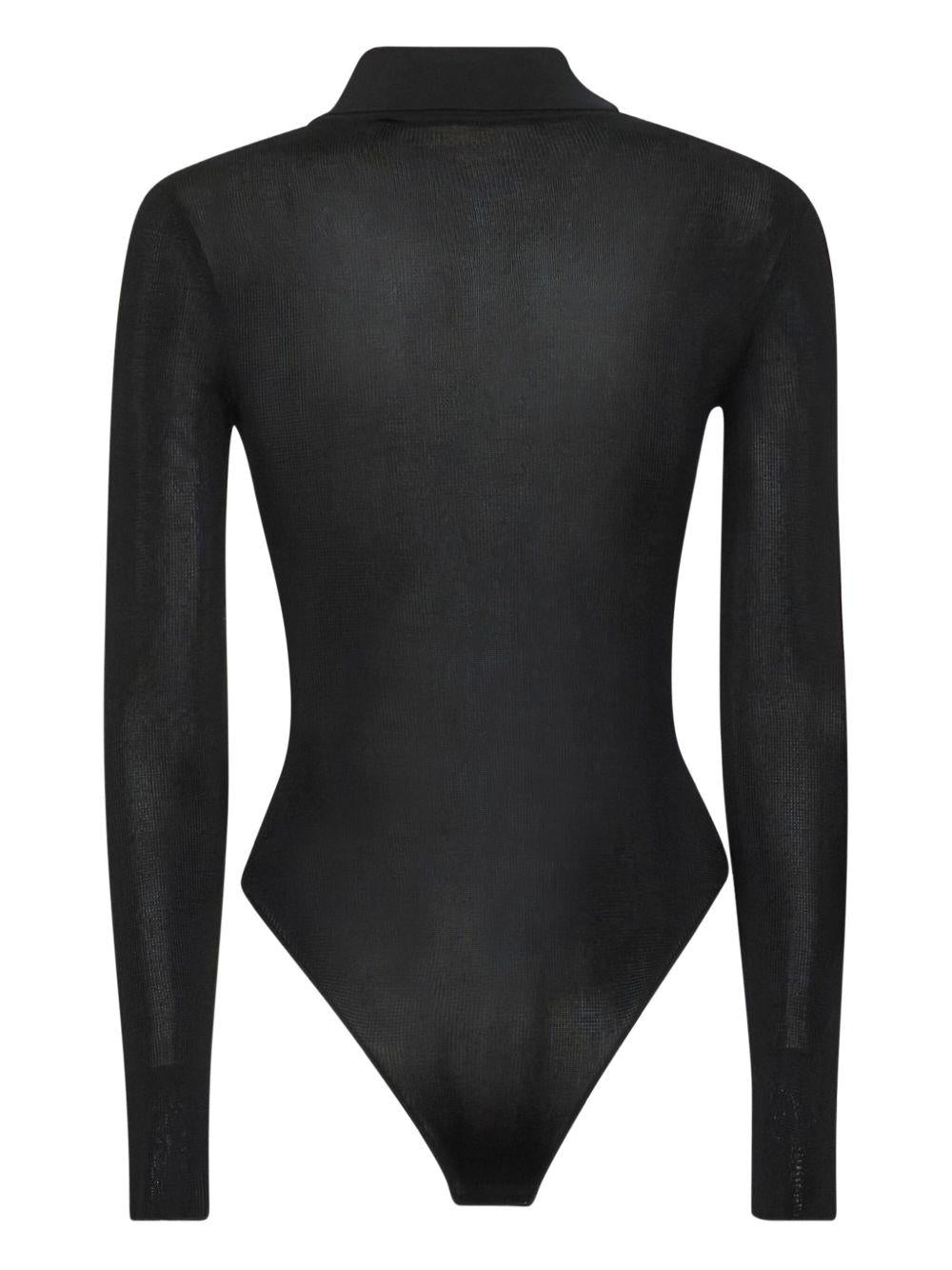 SELF PORTRAIT Body nero con colletto 