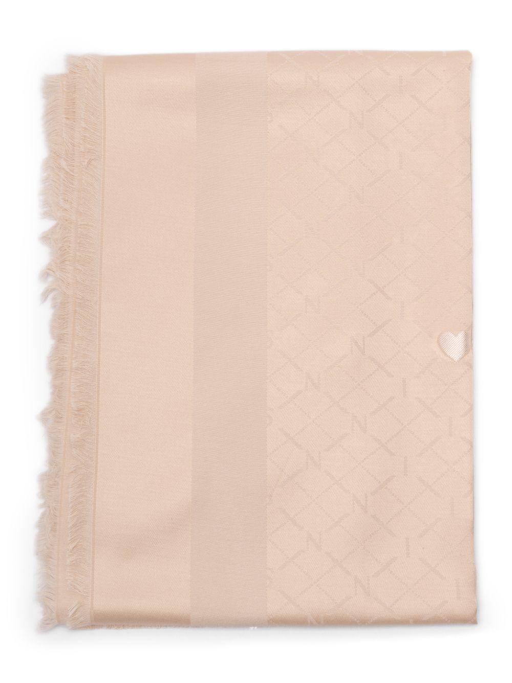 TWINSET Foulard con bordo sfrangiato 