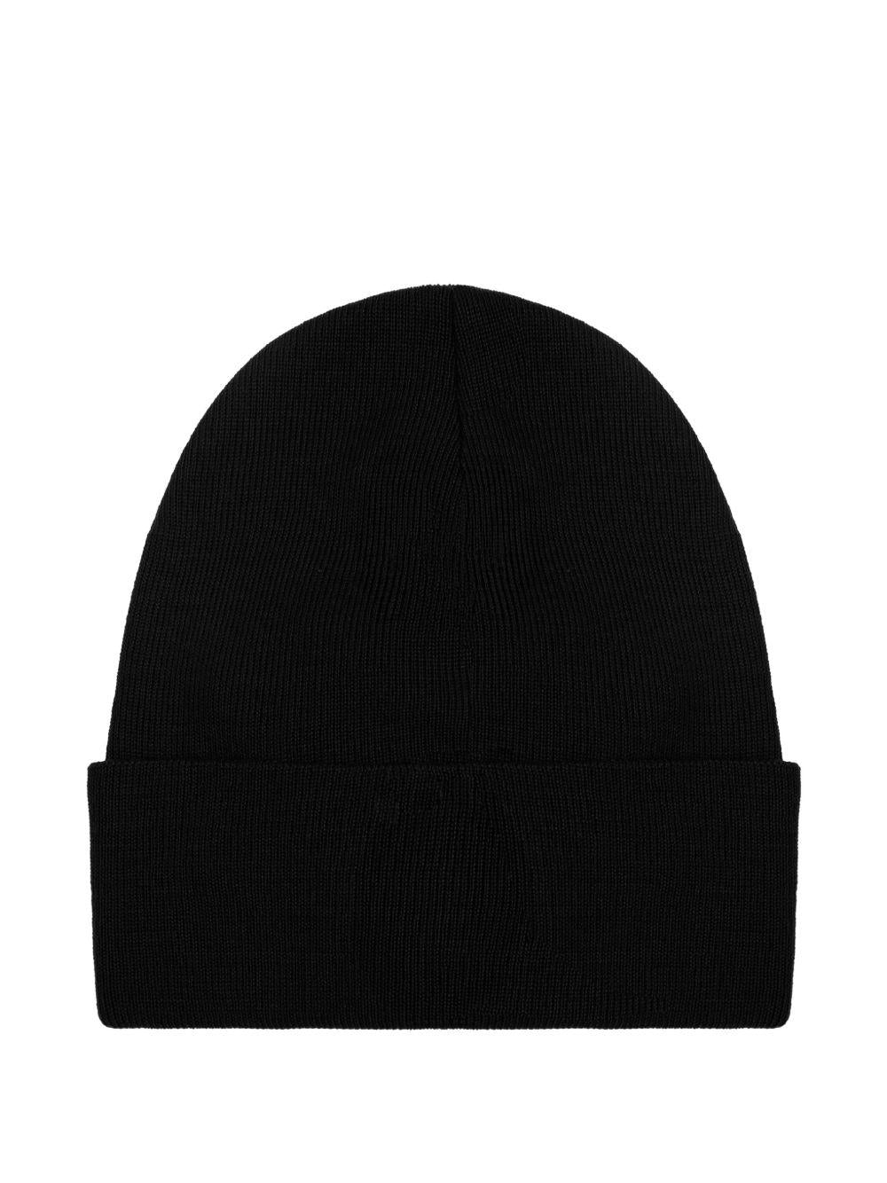 MONCLER GRENOBLE Berretto in lana nero 