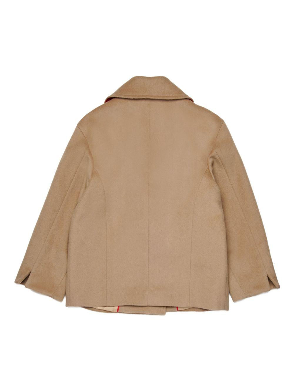 MAX e CO Cappotto corto in lana beige 