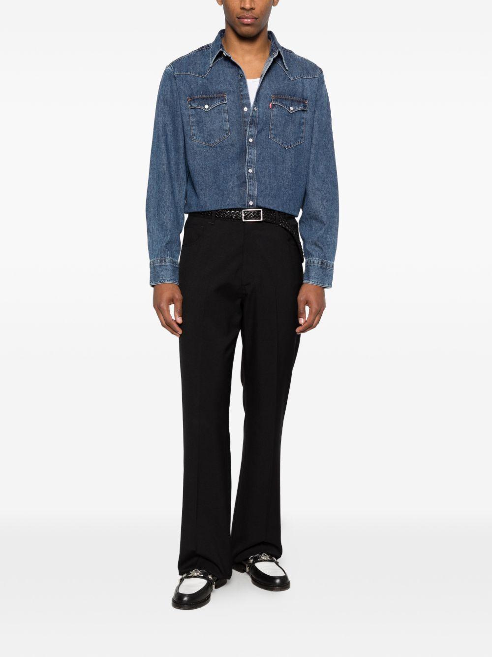 LEVIS Camicia denim blu Barstow Western 
