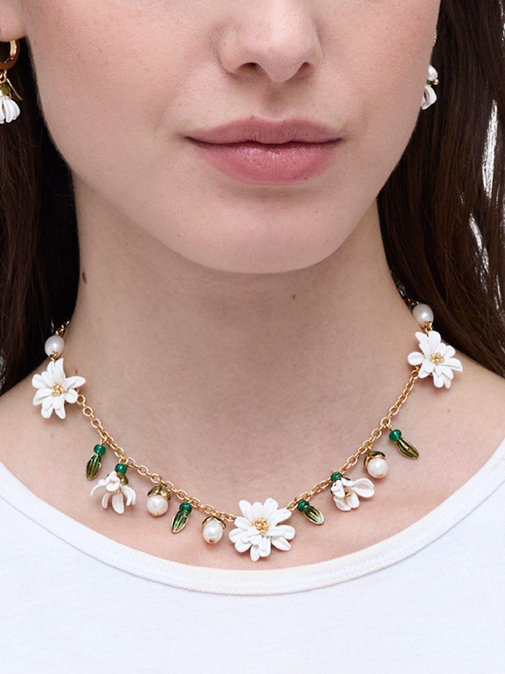 MARC JACOBS Collana The Rooted Daisy con fiori 