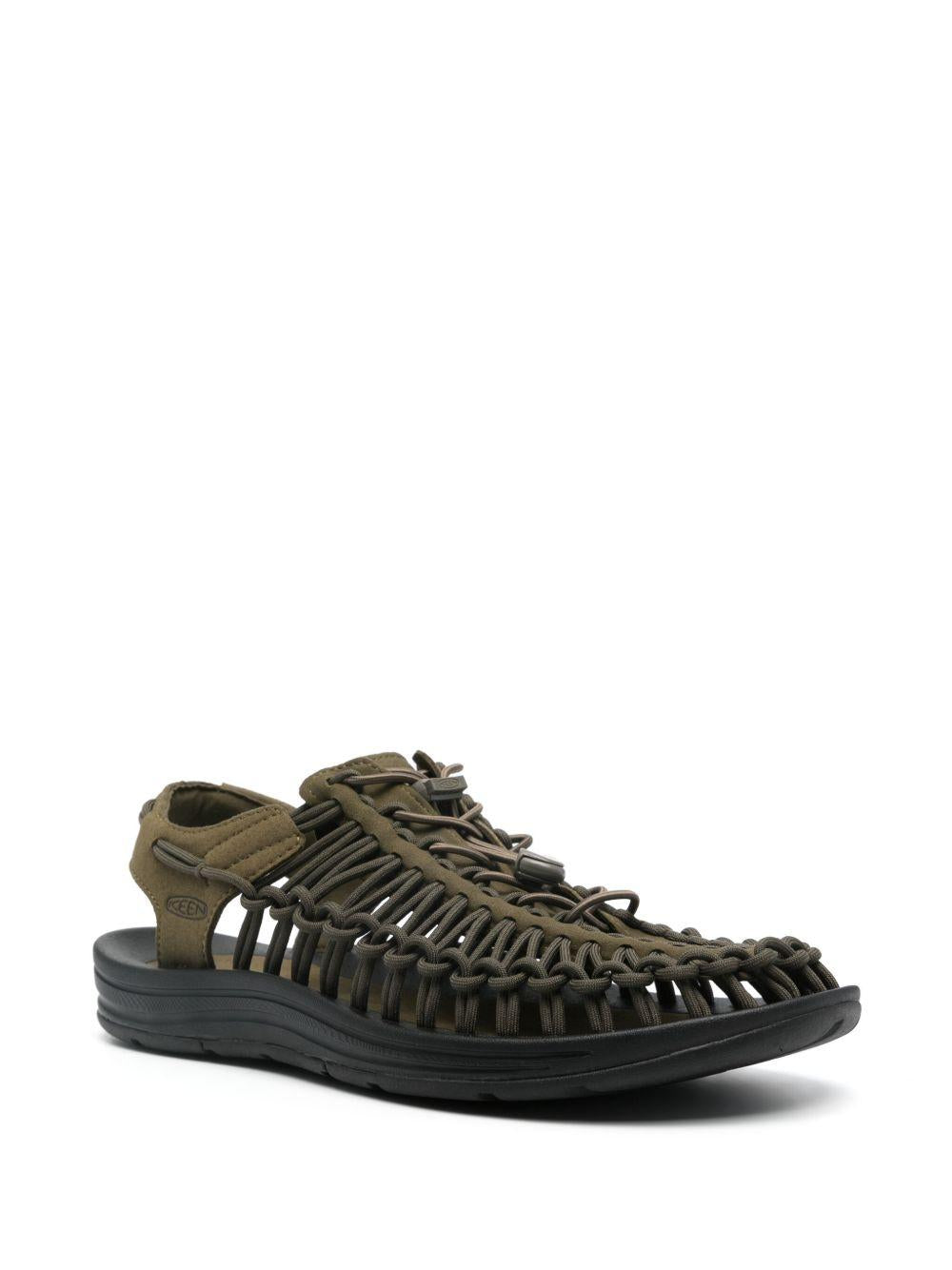 KEEN Sandali Uneek verdi con lacci 