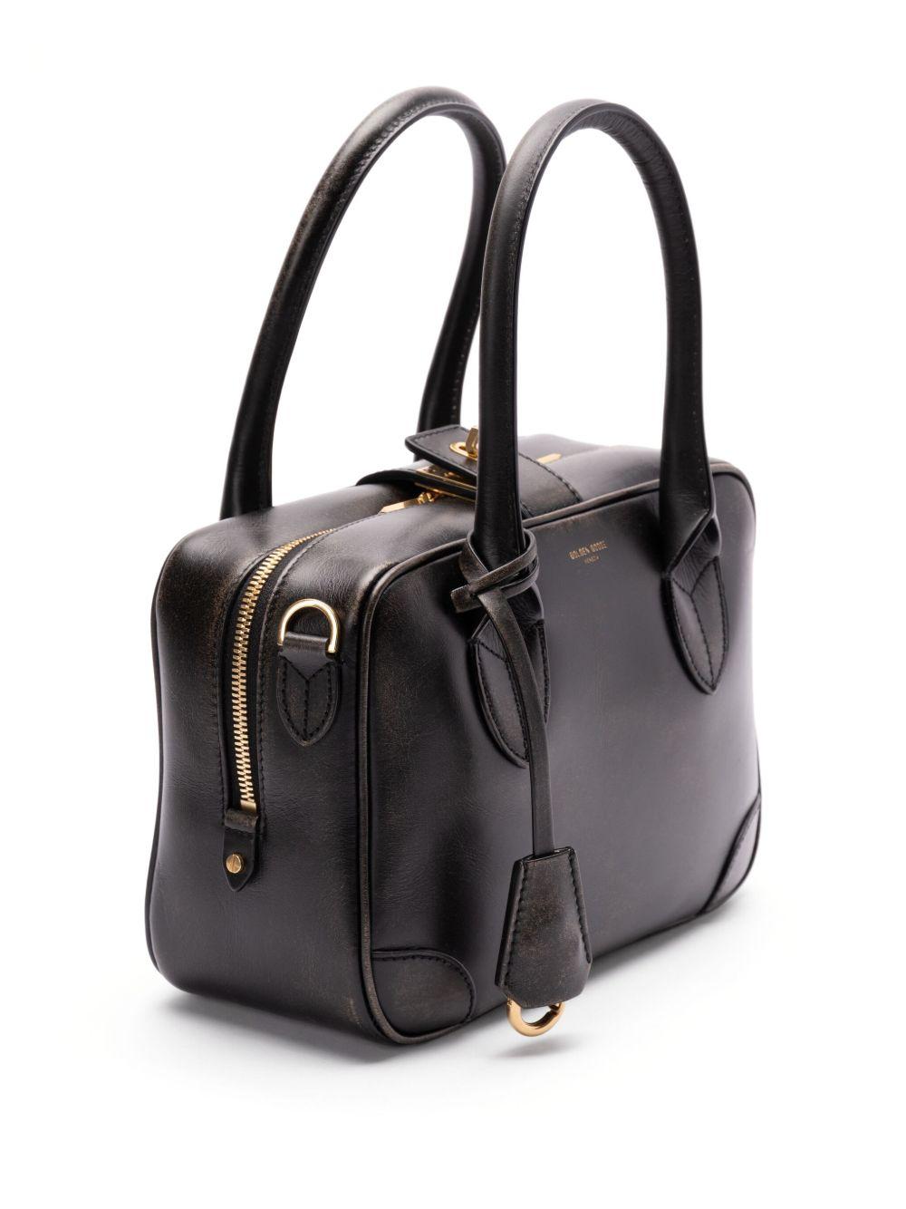 GOLDEN GOOSE Borsa tote 'Vita' in pelle nera 