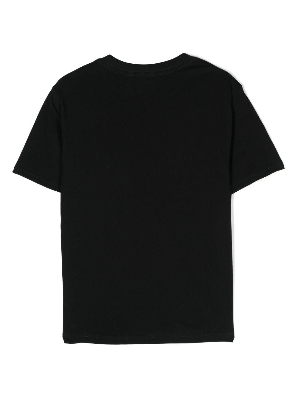 POLO RALPH LAUREN T-shirt in cotone nero con logo 