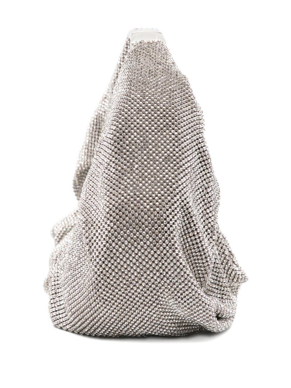 BENEDETTA BRUZZICHES Borsa 'Yennefer crystal' argento 