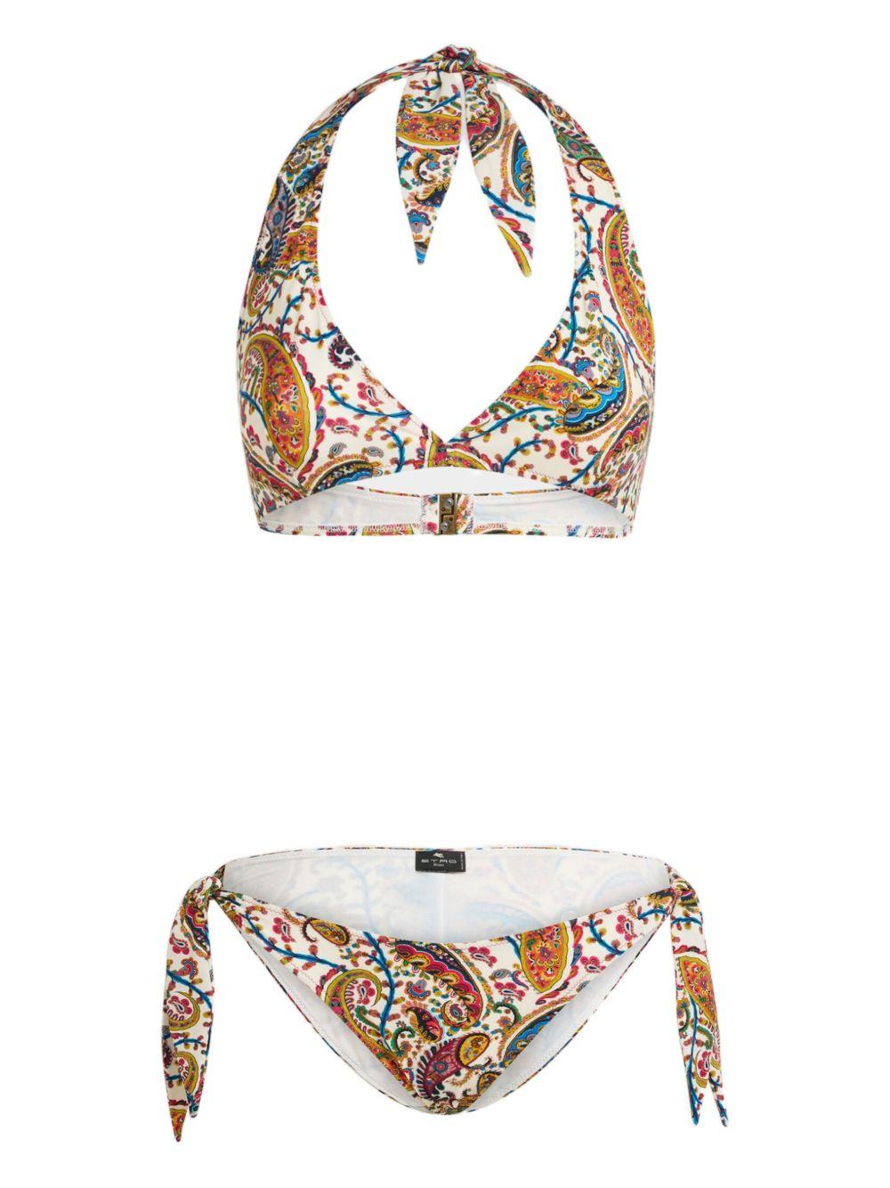 ETRO Set bikini 2 pezzi con lacci regolabili 
