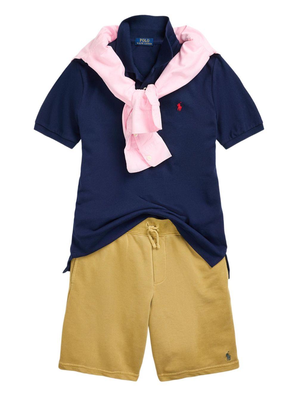 POLO RALPH LAUREN Polo blu con logo 