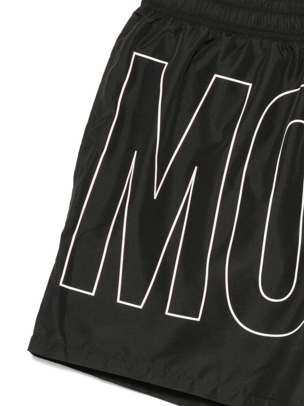 MOSCHINO SWIM Costume da mare con logo all-ove 