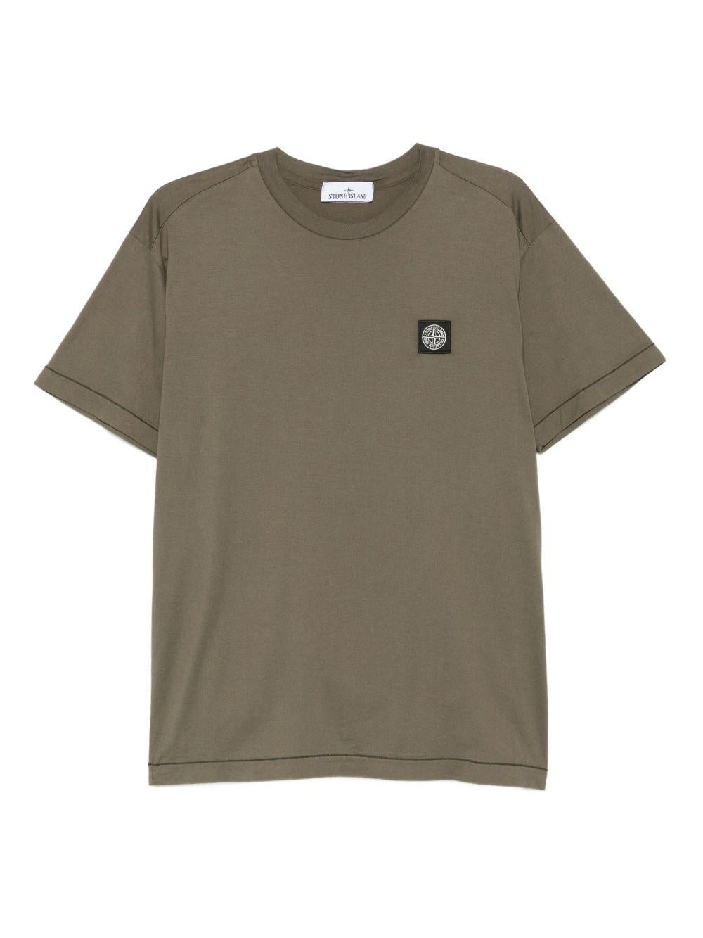 STONE ISLAND T-shirt a maniche corte con logo <BR/> 