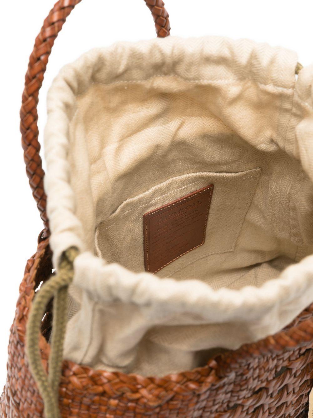 DRAGON DIFFUSION Borsa 'Santa Cano' marrone 