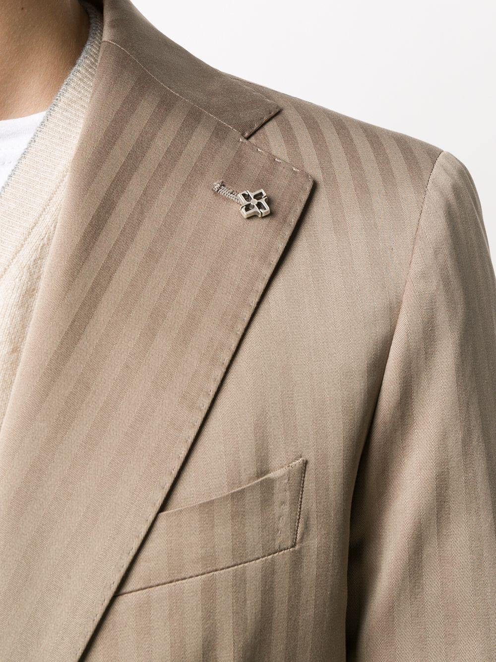 TAGLIATORE Completo monopetto due pezzi in cotone 