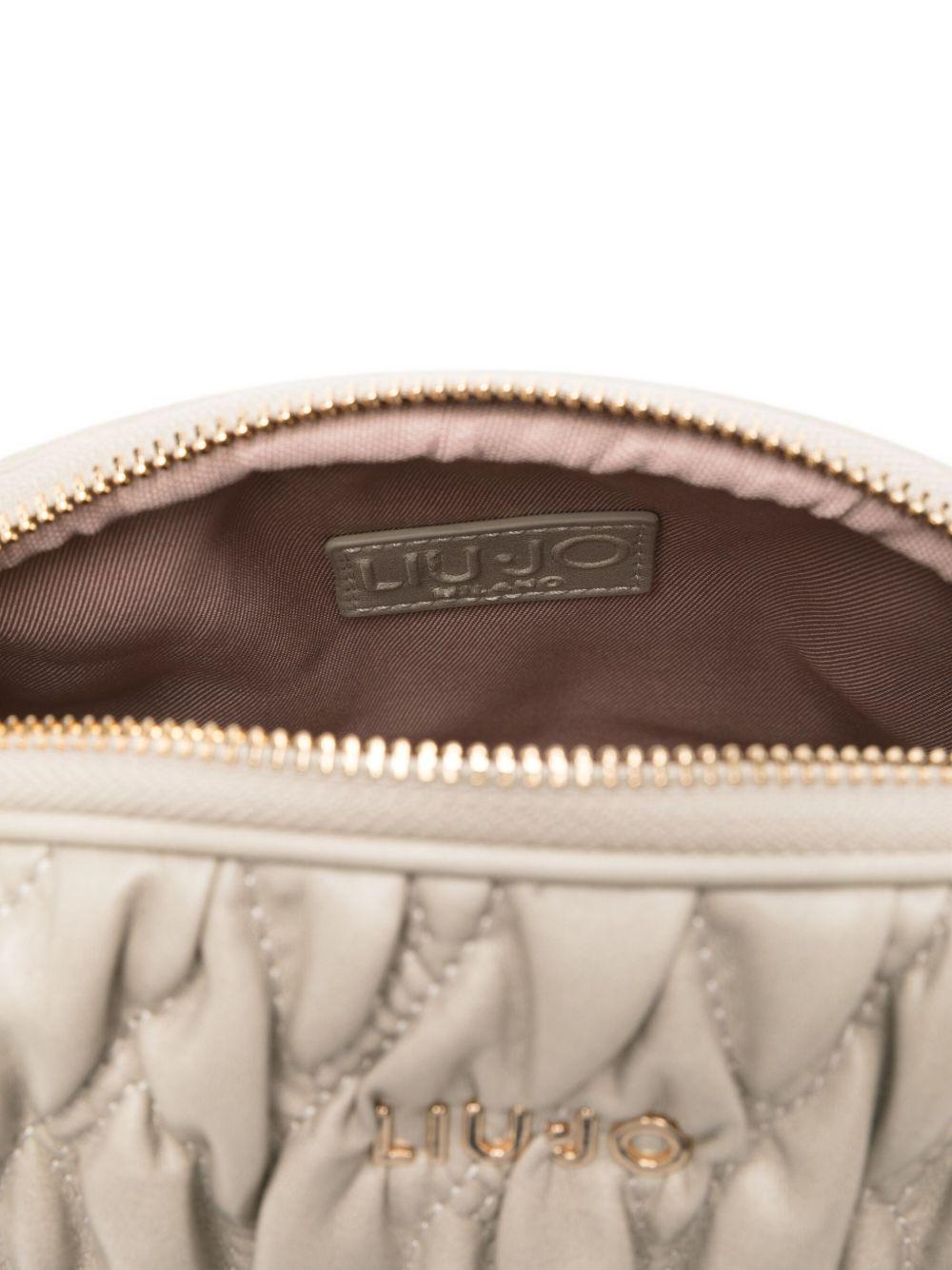 LIUJO Borsa a tracolla bianco sporco trapuntata 
