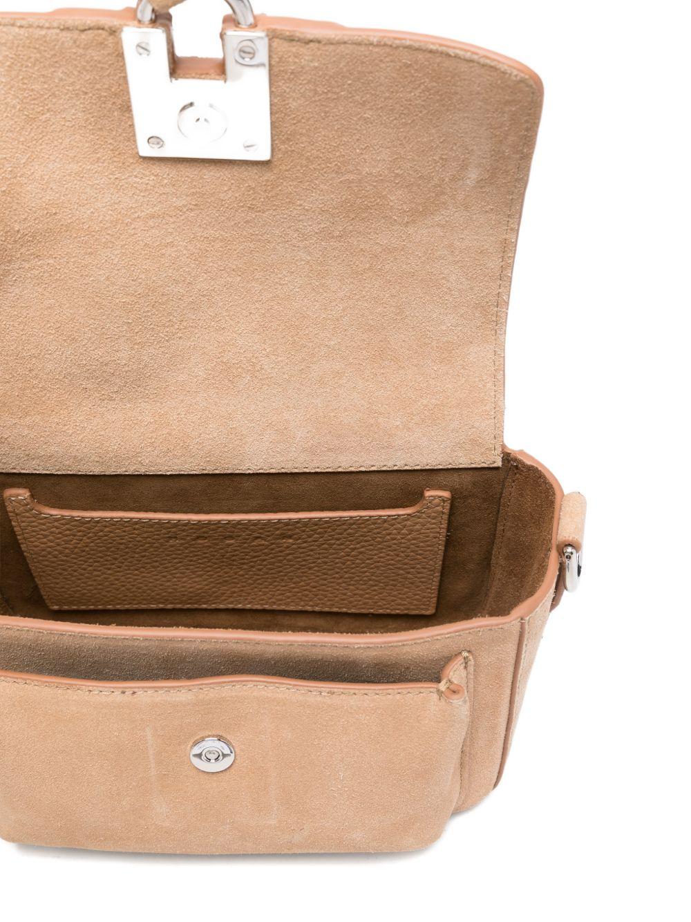 HOGAN Borsa a tracolla in suede beige 
